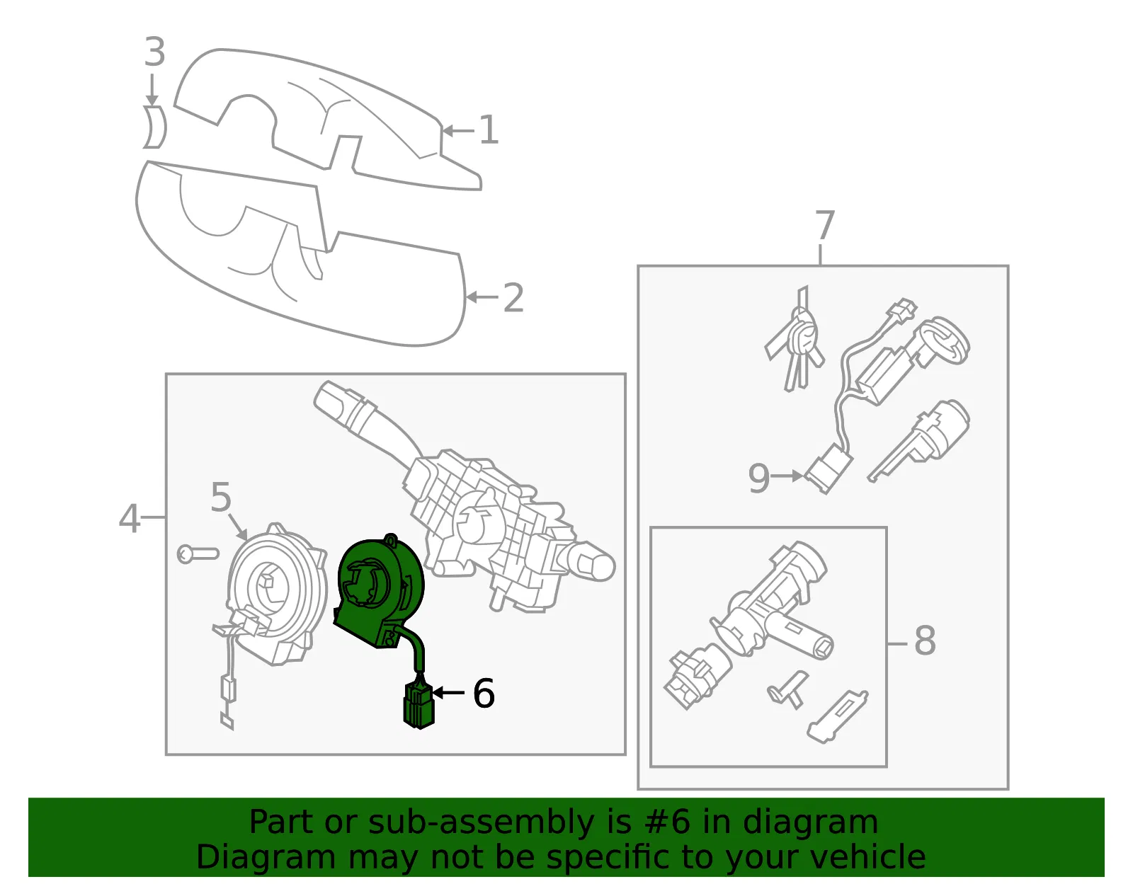 Angular Velocity Sensor - Kia (93480-3F000) - view 2