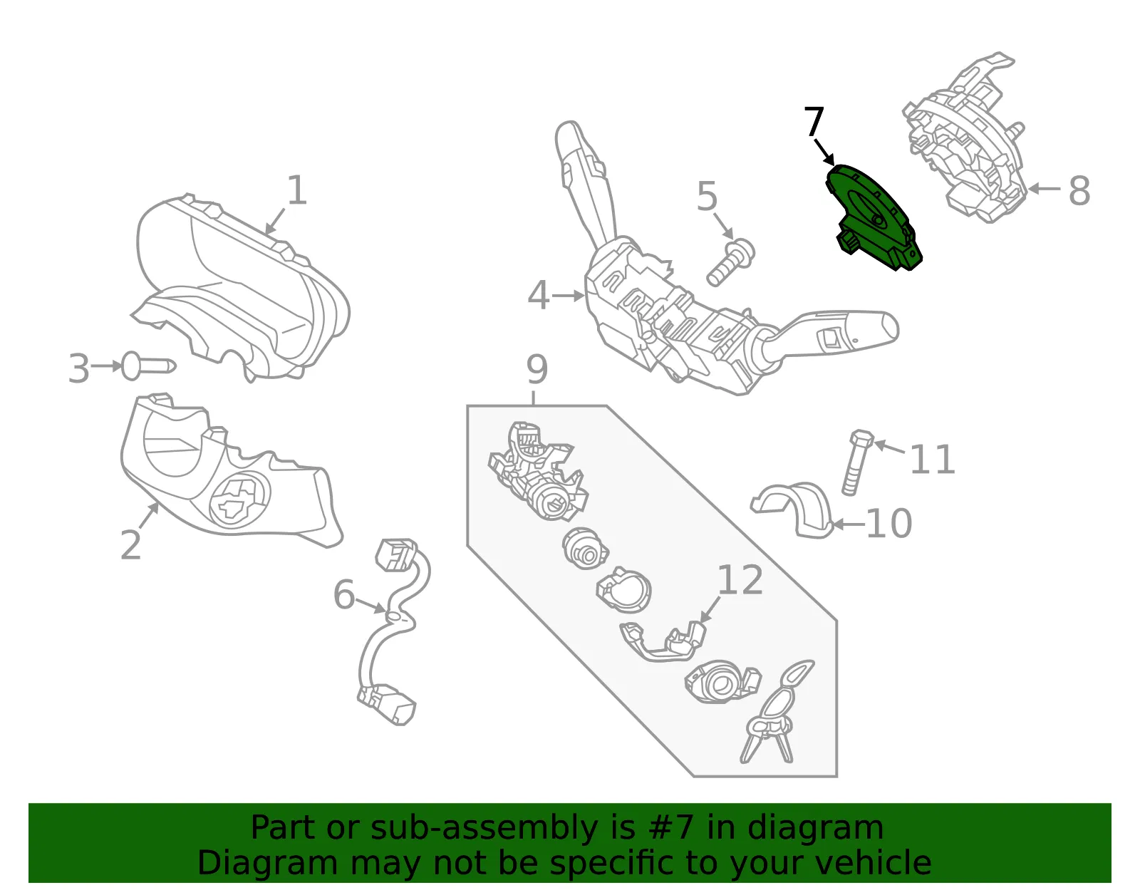 Angle Sensor - Kia (93480-D4000) - view 2
