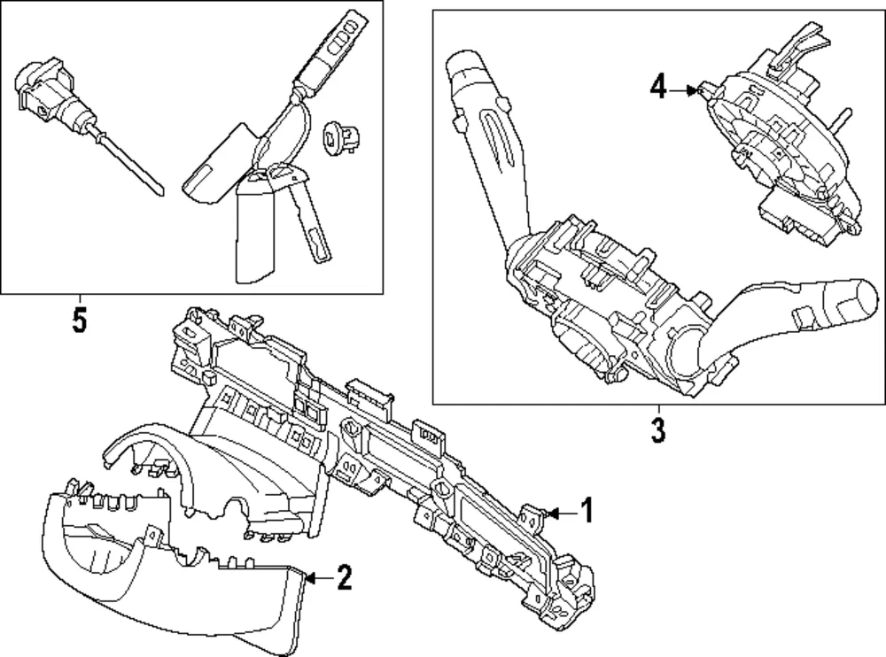 Multi-Function Switch - Kia (934C2-R5050)