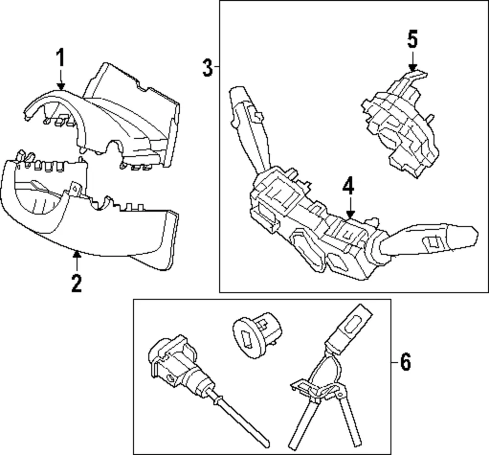 Multi-Function Switch - Kia (934D2-P2680)
