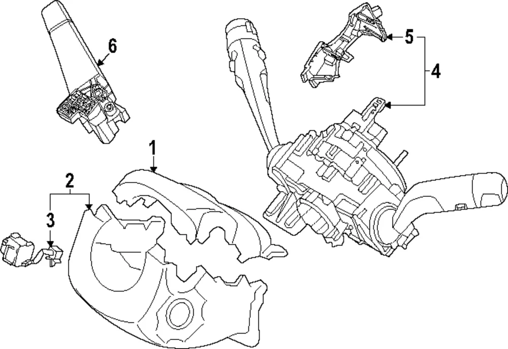 Multi-Function Switch - Kia (934K2-DO420RBQ)