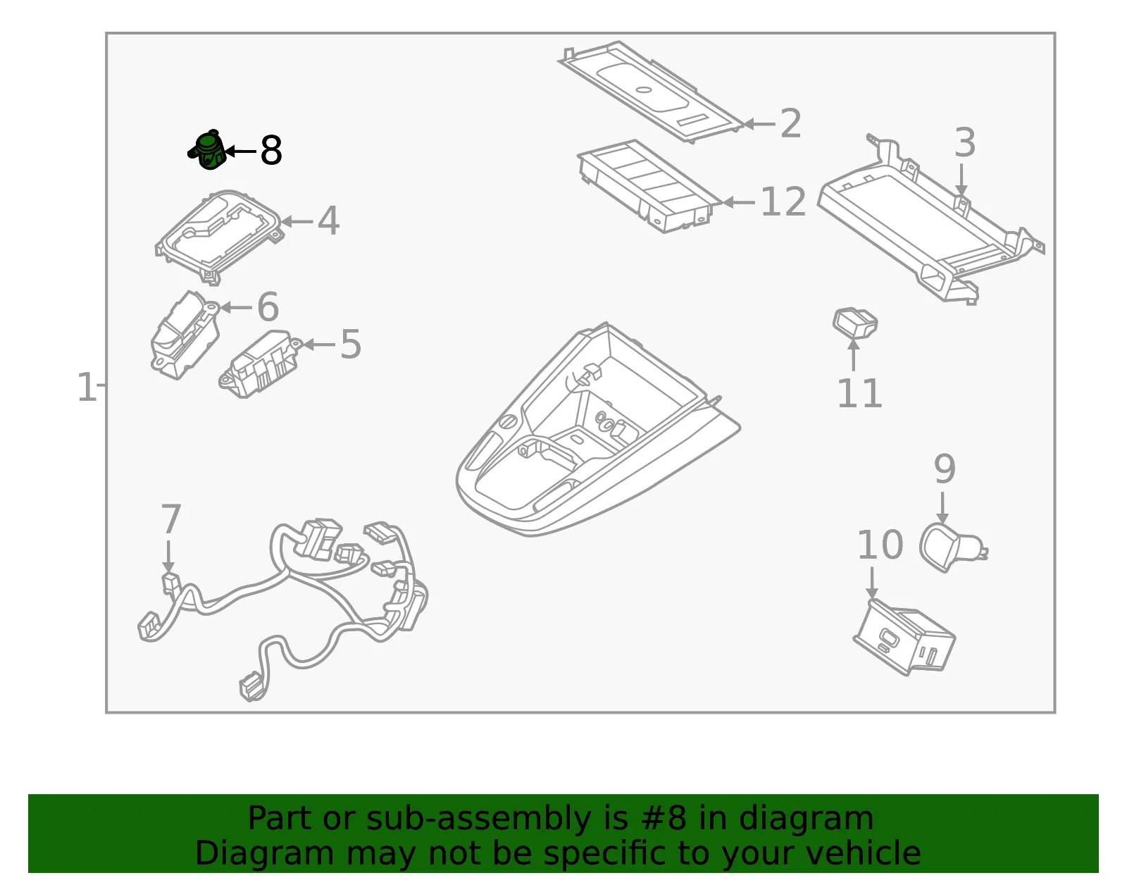 Power Switch - Kia (93500-K0000) - view 2