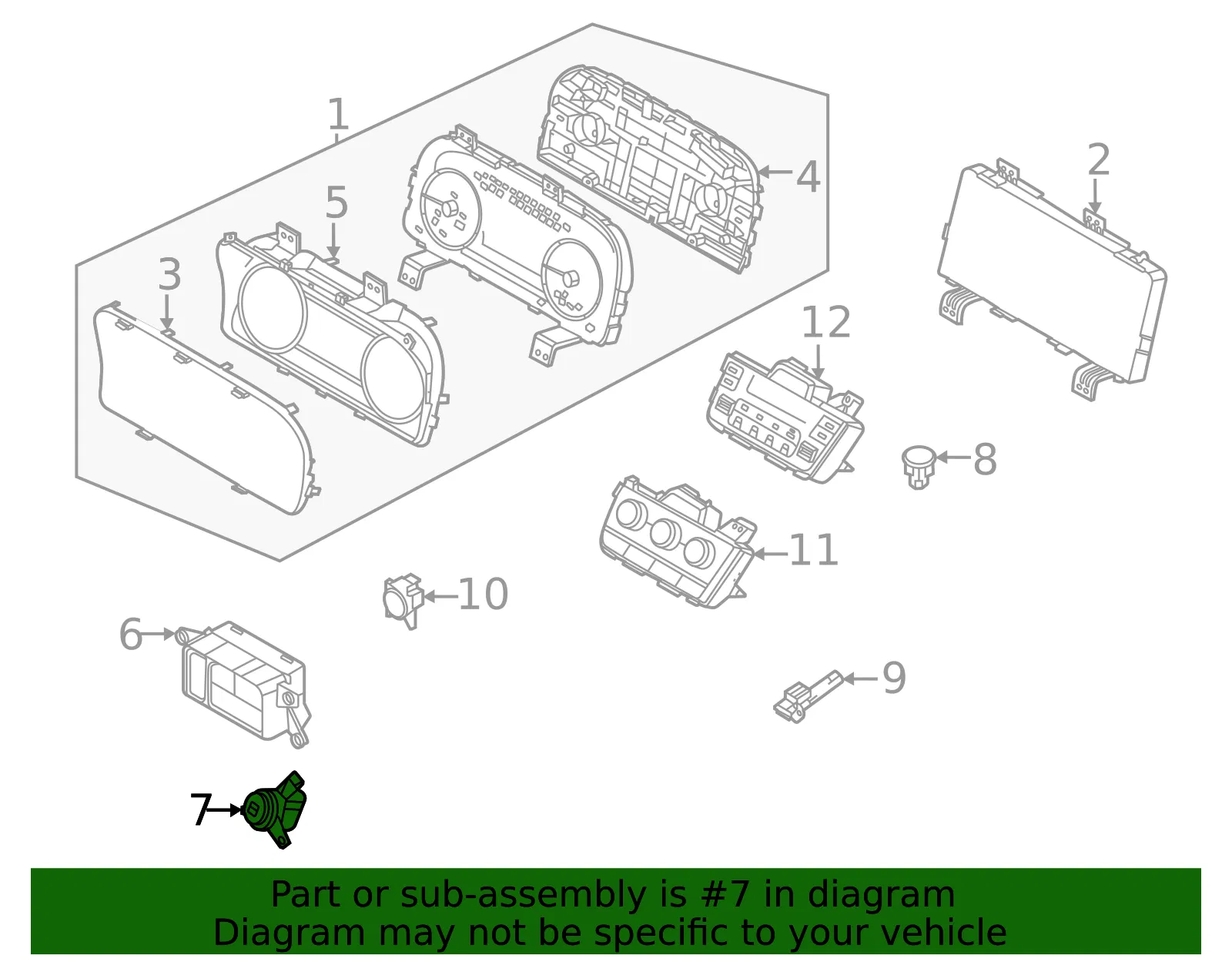 Power Switch - Kia (93500-P2000) - view 2