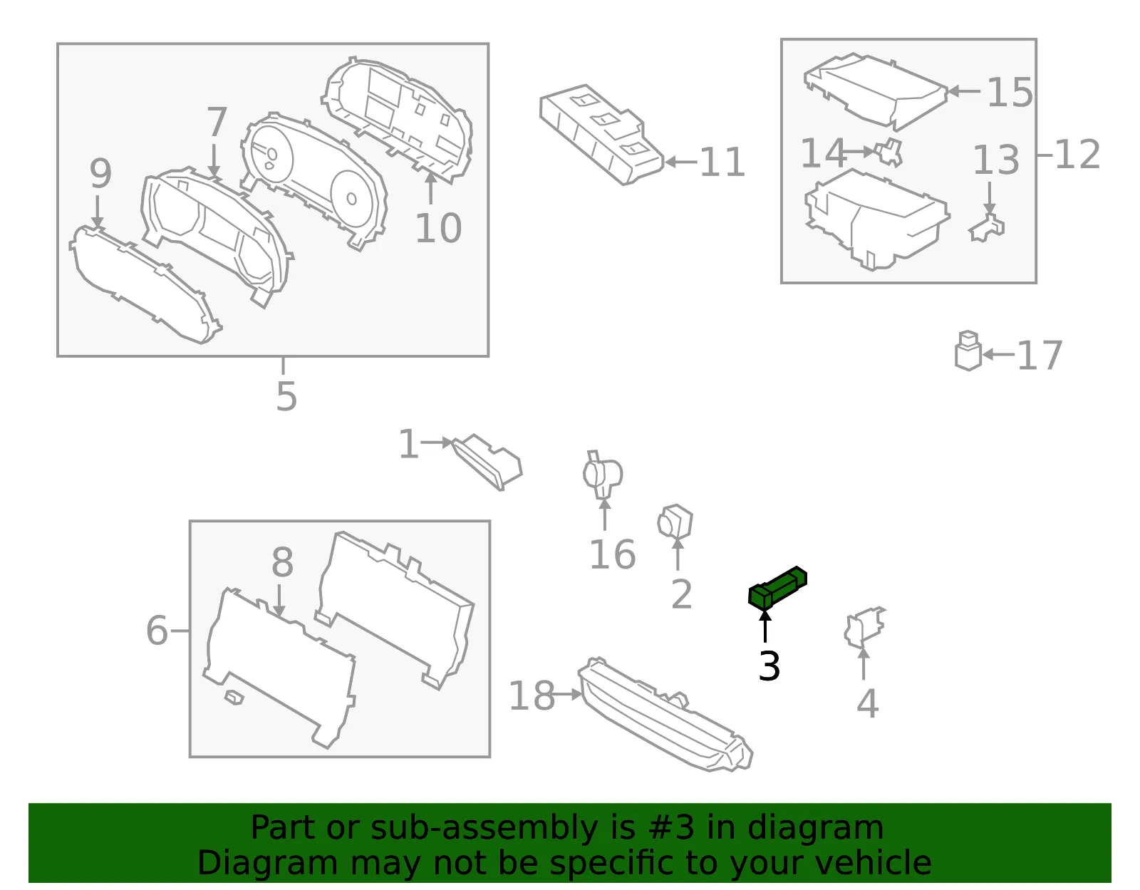 Trunk Lid Switch - Kia (93550-J6000) - view 2