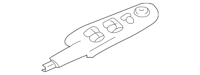 Switch Assembly - Driver's Side (LH) - Kia (93570-1F360UB)