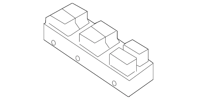 Window Switch - Driver's Side (LH) - Kia (93570-2T000)