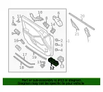 Window Switch - Driver's Side (LH) - Kia (93570-2T030) - view 7