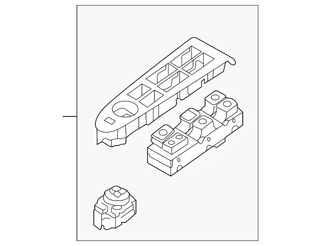 Switch Assembly - Kia (93570-3W400GAH)