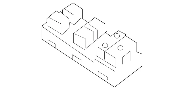 Window Switch - Driver's Side (LH) - Kia (93571-D9000) - view 2