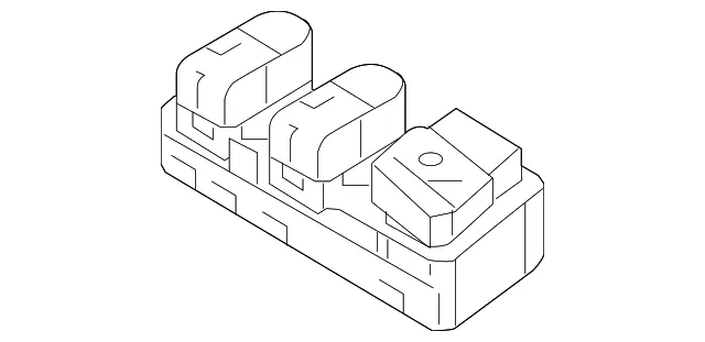 Window Switch - Driver's Side (LH) - Kia (93571-H9100)