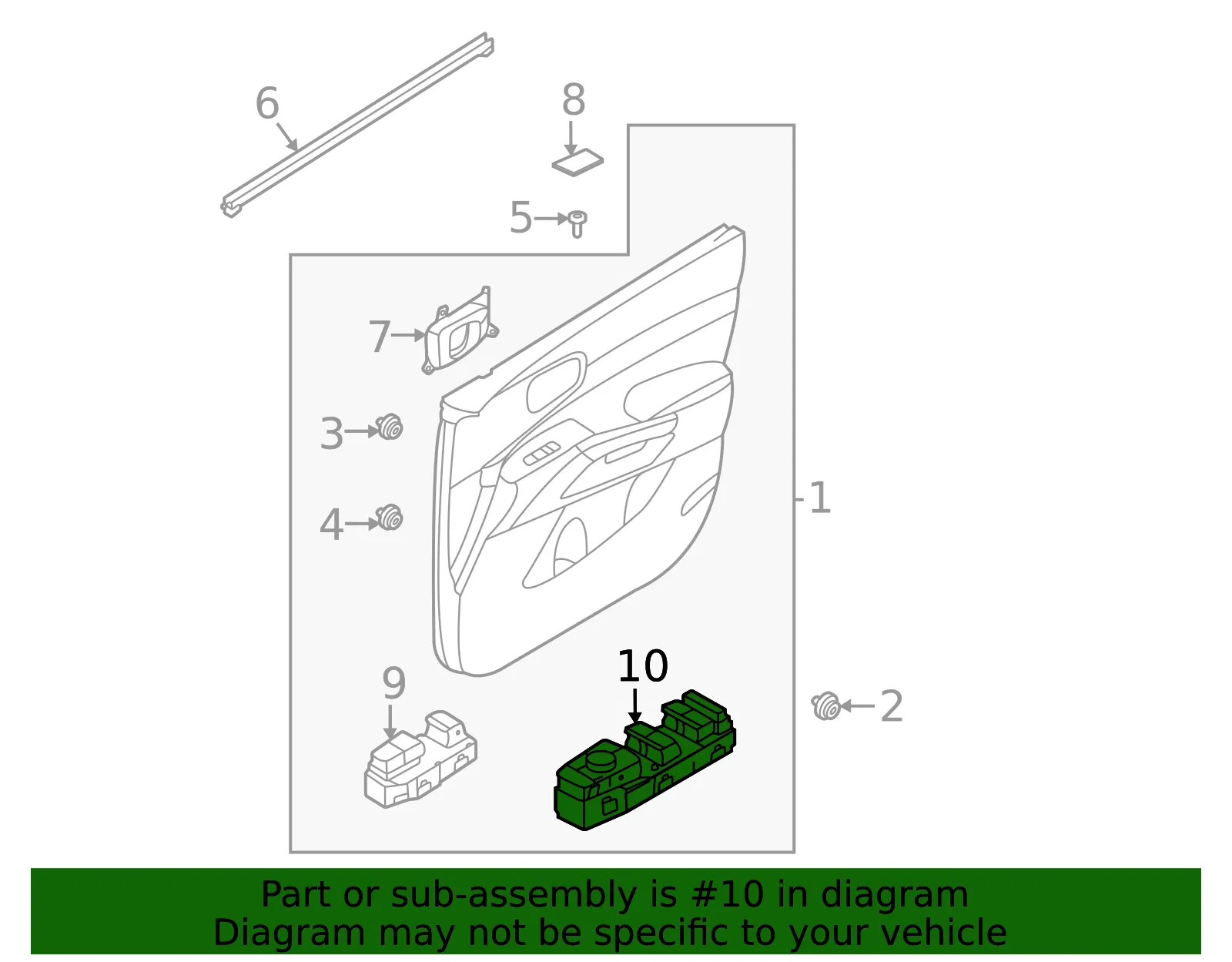 Switch Assembly - Kia (93571-P2420) - view 2