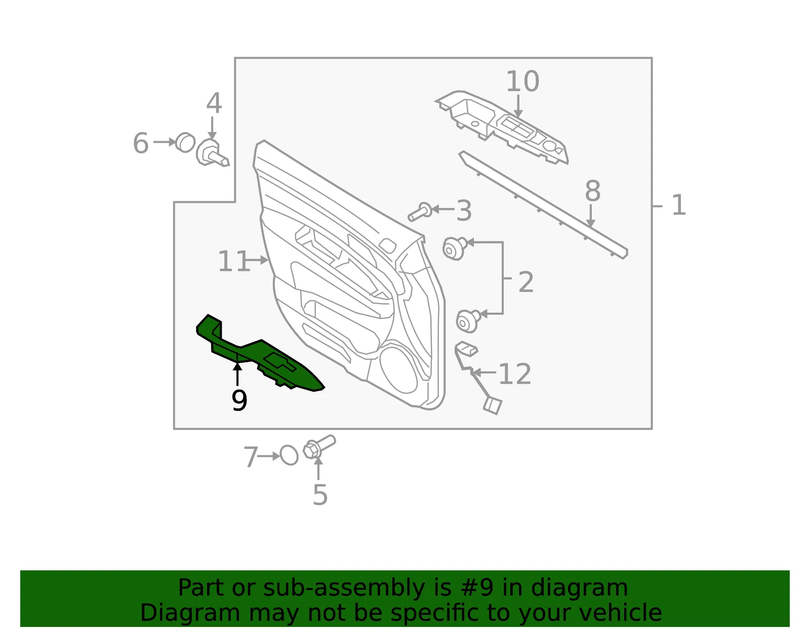 Door Window Switch - Kia (93575-1D0023W) - view 2