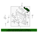 Window Switch - Passenger Side (RH) - Kia (93575-2J201ABS) - view 4