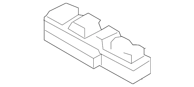 Window Switch - Passenger Side (RH) - Kia (93575-3R520)