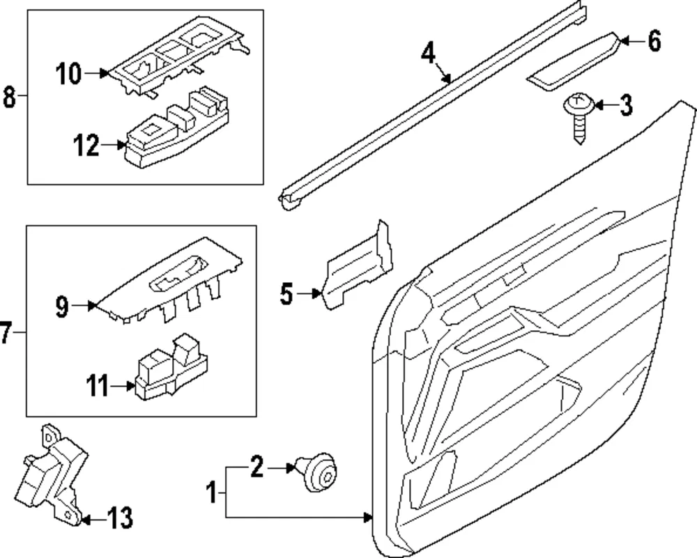 Switch Assembly - Kia (93575-S9250)