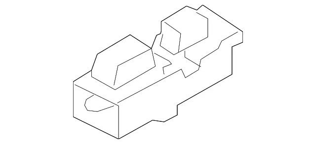 Window Switch - Passenger Side (RH) - Kia (93576-A7000)