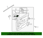 Window Switch - Kia (93576-C6BD0) - view 4