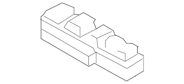 Window Switch - Passenger Side (RH) - Kia (93576-F6020)