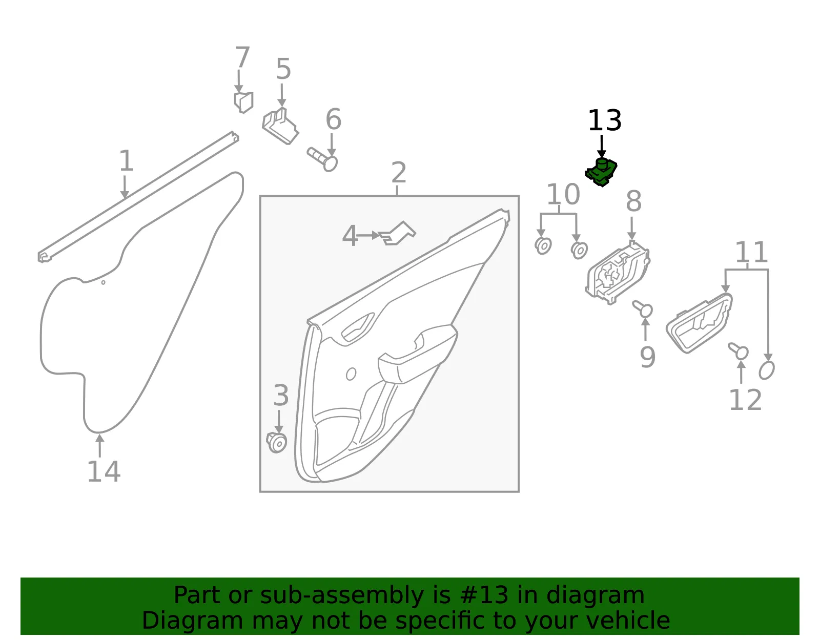 Window Switch - Kia (93576-H8000) - view 2