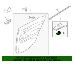 Window Switch - Kia (93576-M6050) - view 4
