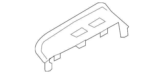 Switch Bezel - Kia (93577-A7200MC5)