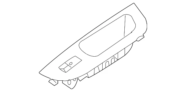 Window Switch - Passenger Side (RH) - Kia (93580-1U500J7)