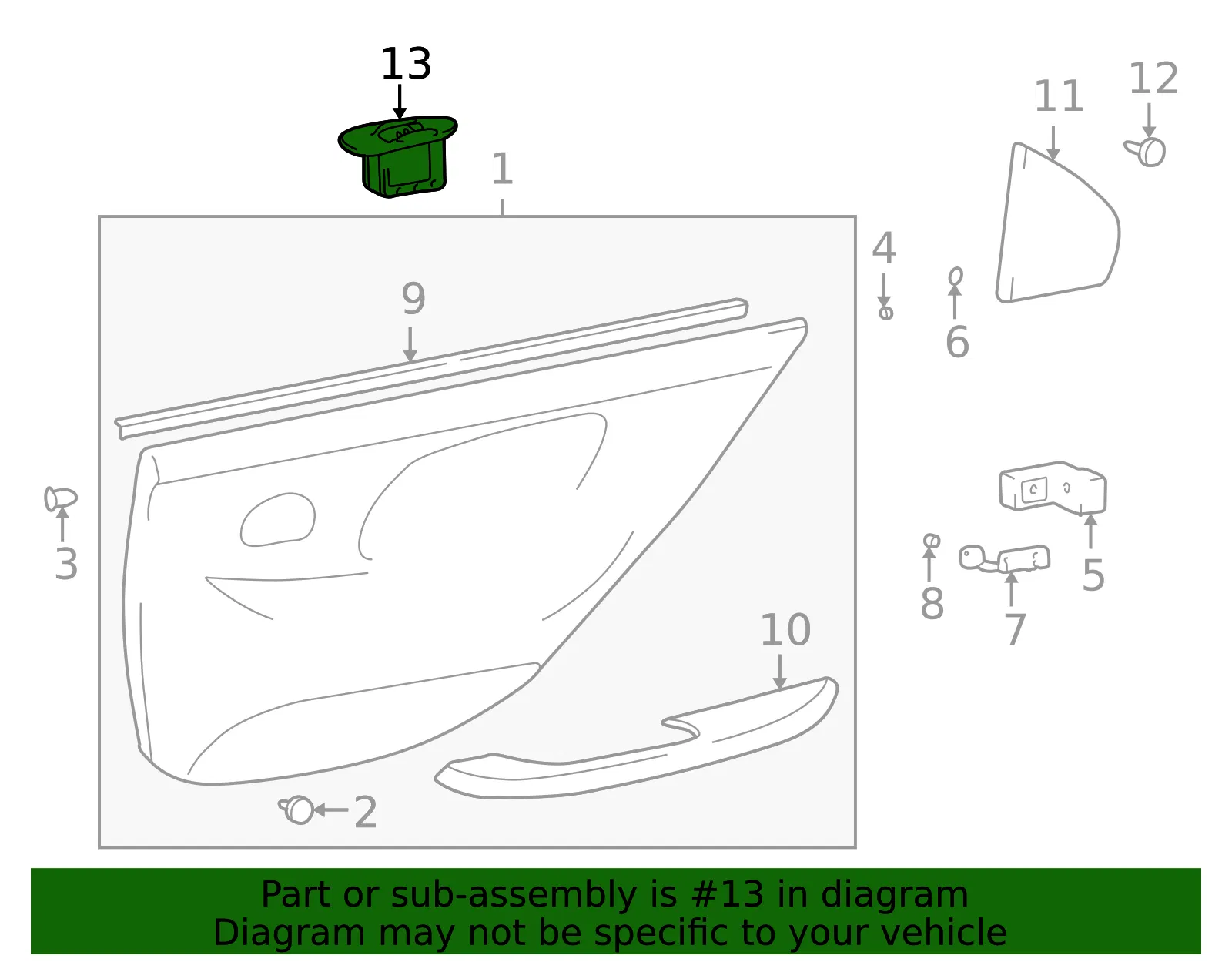 Window Switch - Kia (93580-38100GJ) - view 2