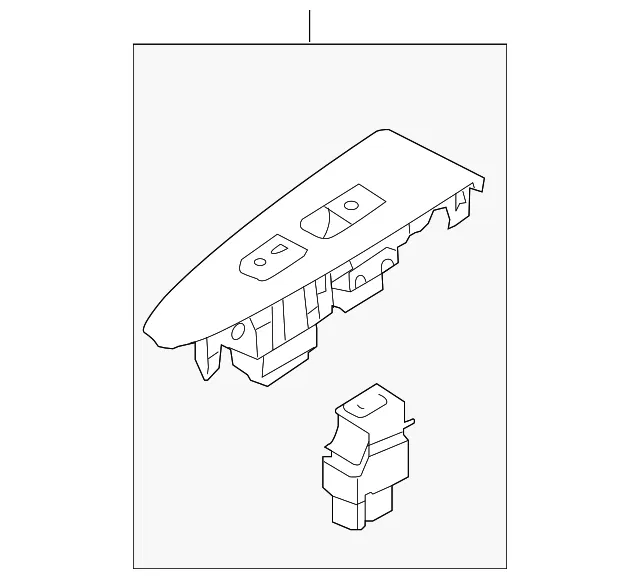 Switch Assembly - Kia (93580-3W900WK)