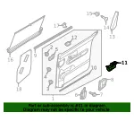 Window Switch - Kia (93580-A9201) - view 4