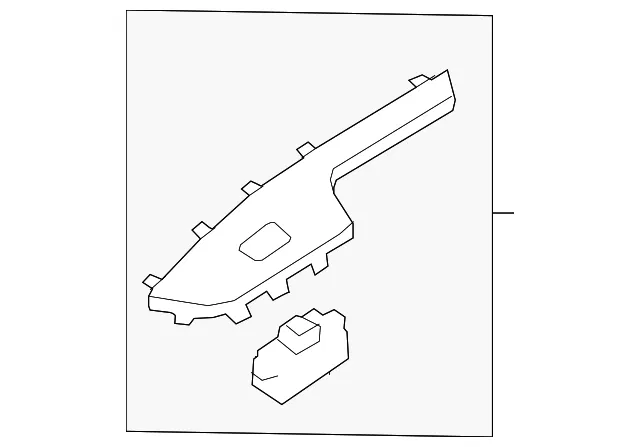 Switch Assembly - Driver's Side (LH) - Kia (93580-D4200JH3)