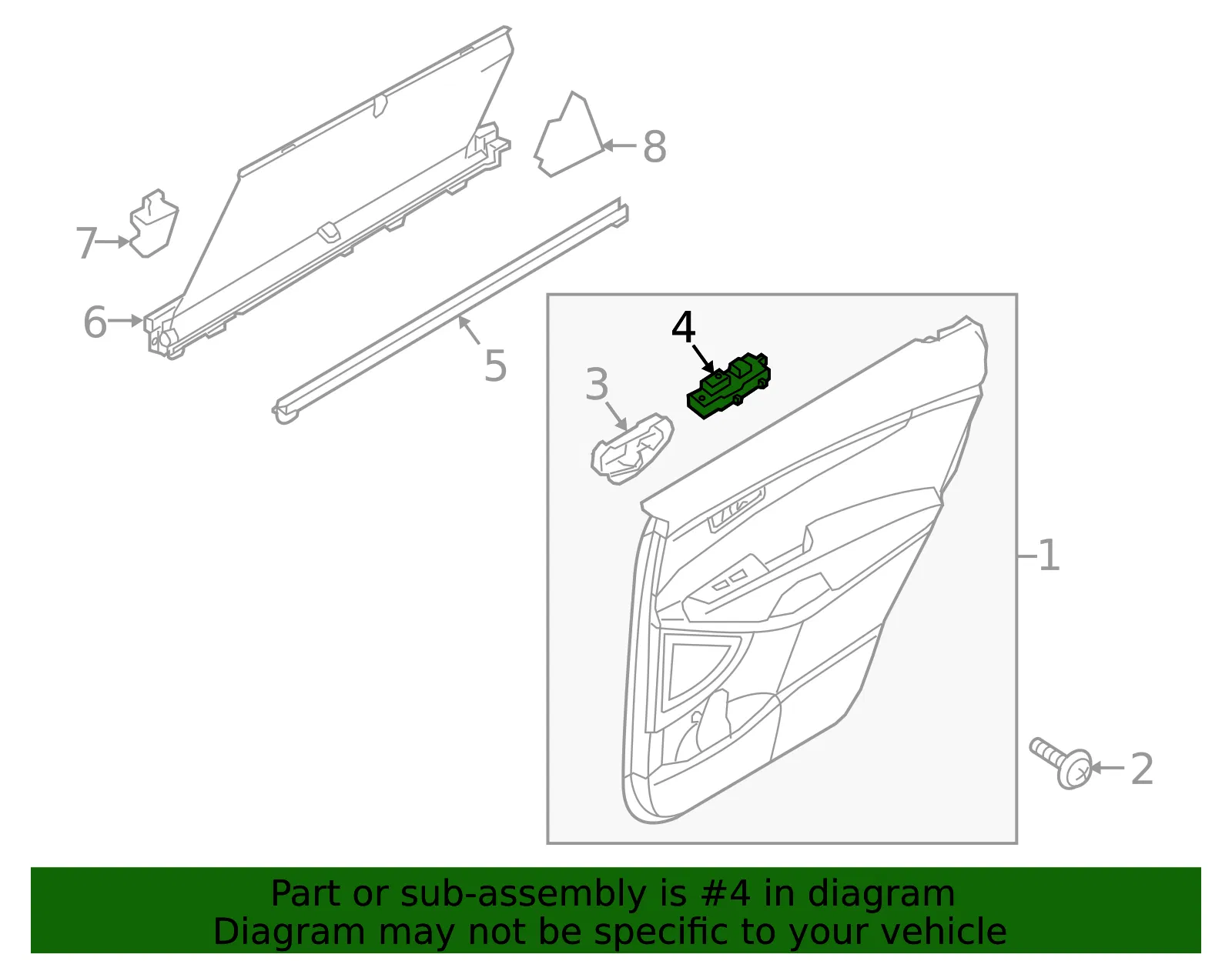 Switch Assembly - Kia (93581-C5100) - view 2