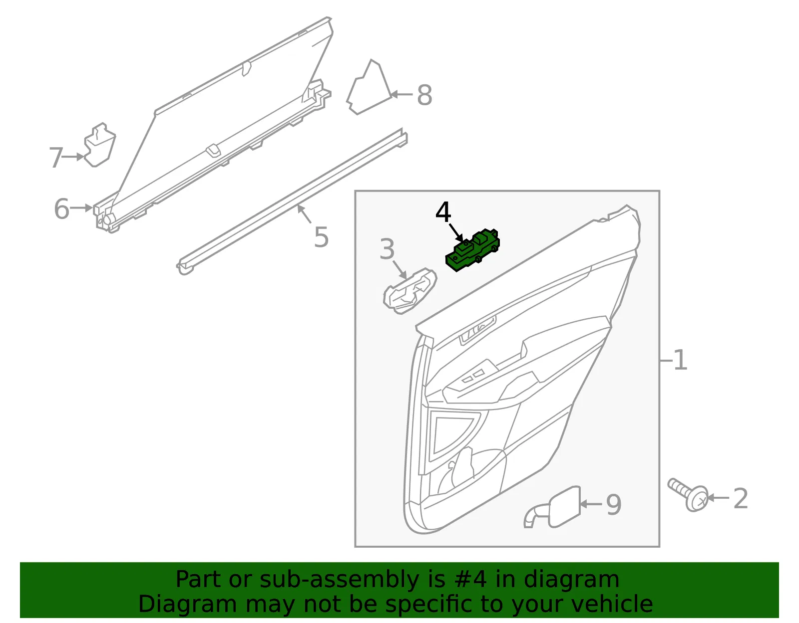 Switch Assembly - Kia (93581-C5110) - view 2