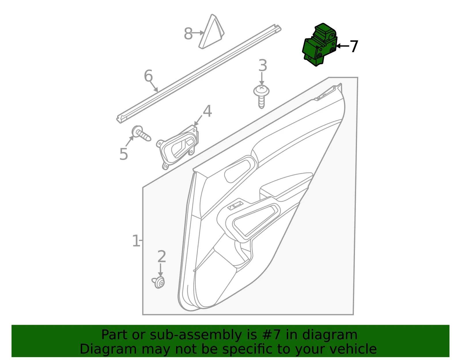 Window Switch - Kia (93581-K0060) - view 2