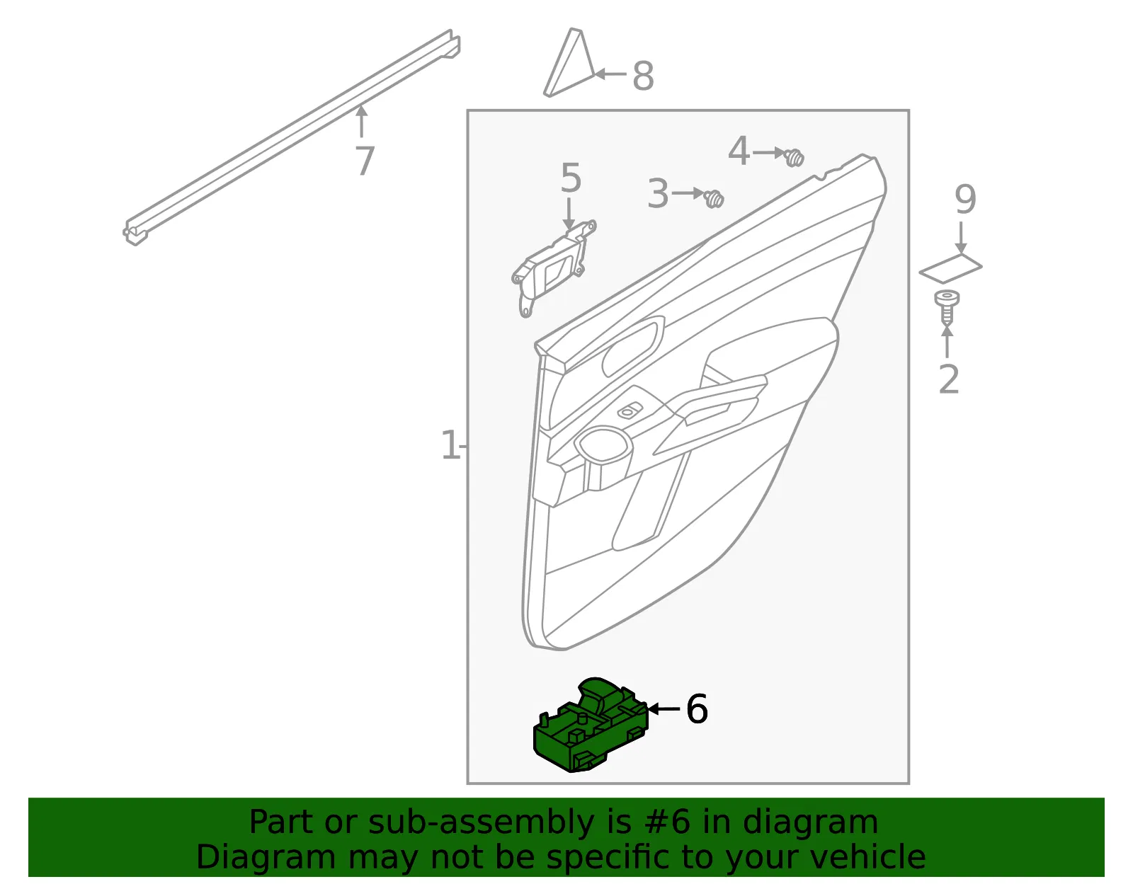 Switch Assembly - Kia (93581-P2200) - view 2