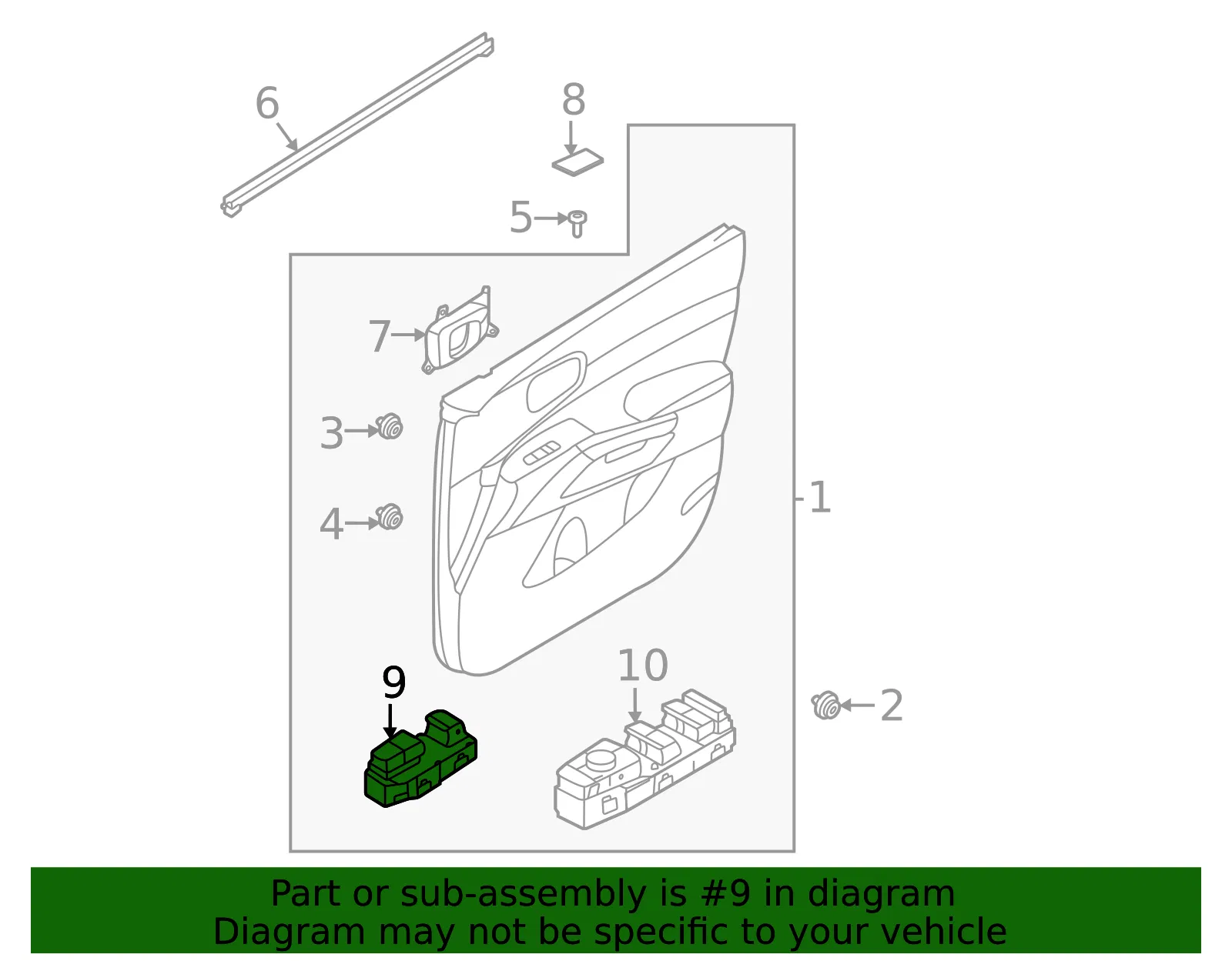 Switch Assembly - Kia (93581-P2220) - view 2