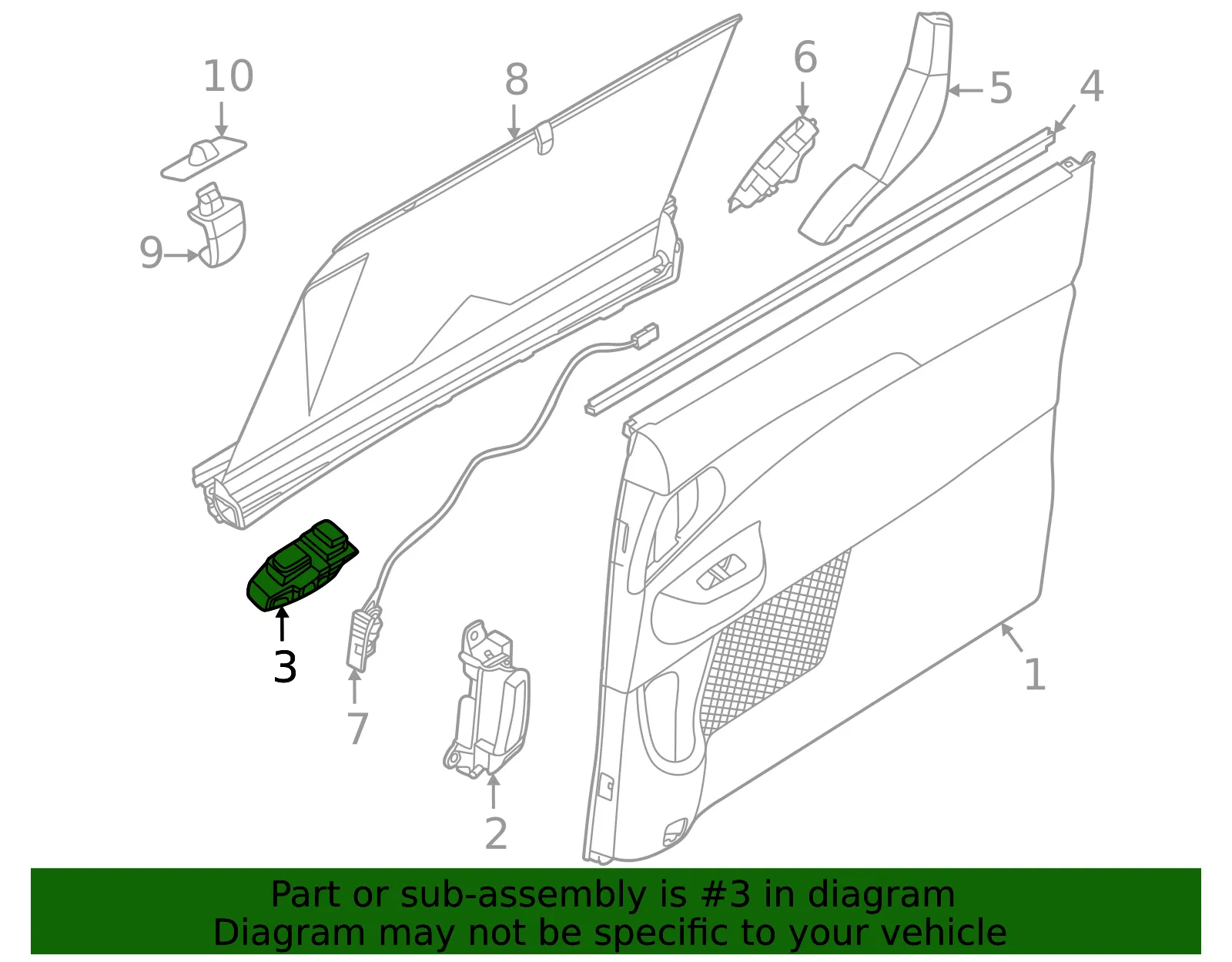 Switch Assembly - Kia (93581-R0260) - view 2