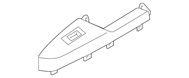 Switch Bezel - Driver's Side (LH) - Kia (93582-D9120FHV)