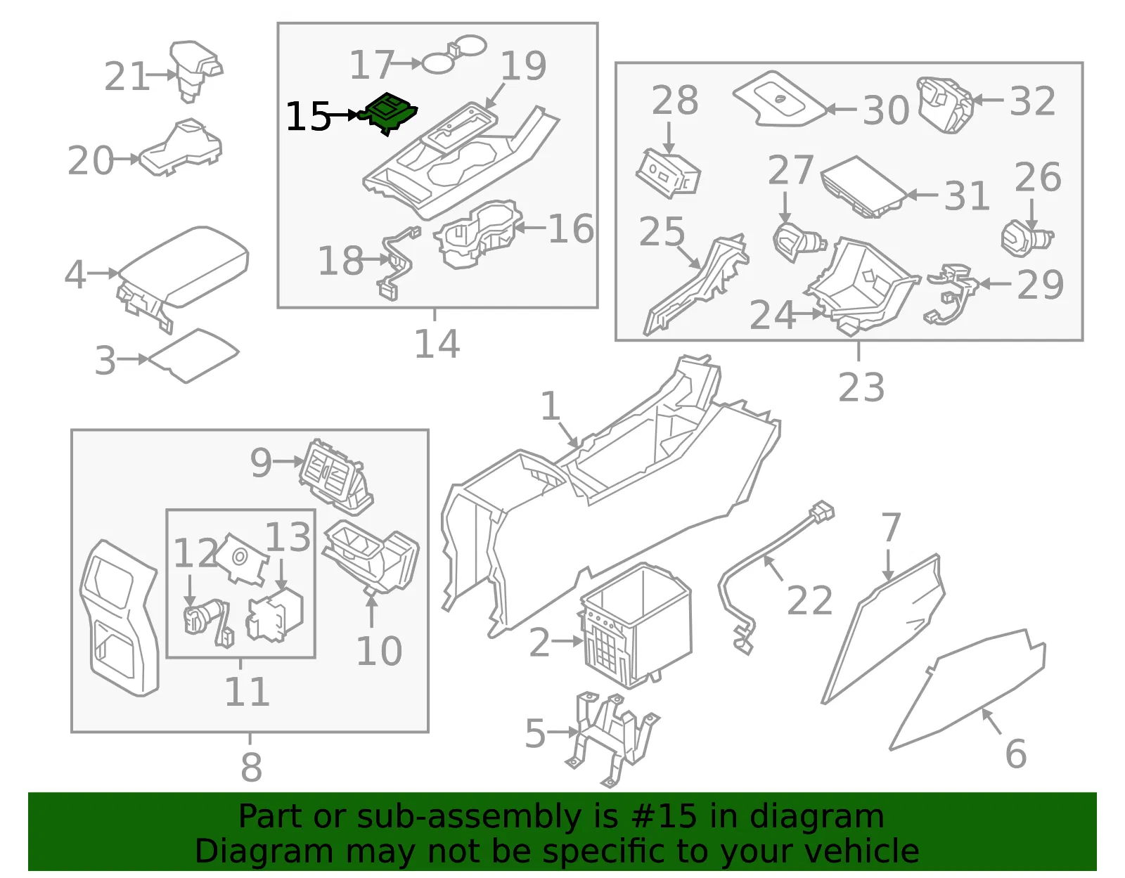 Control Switch - Kia (93600-D9450WK) - view 2