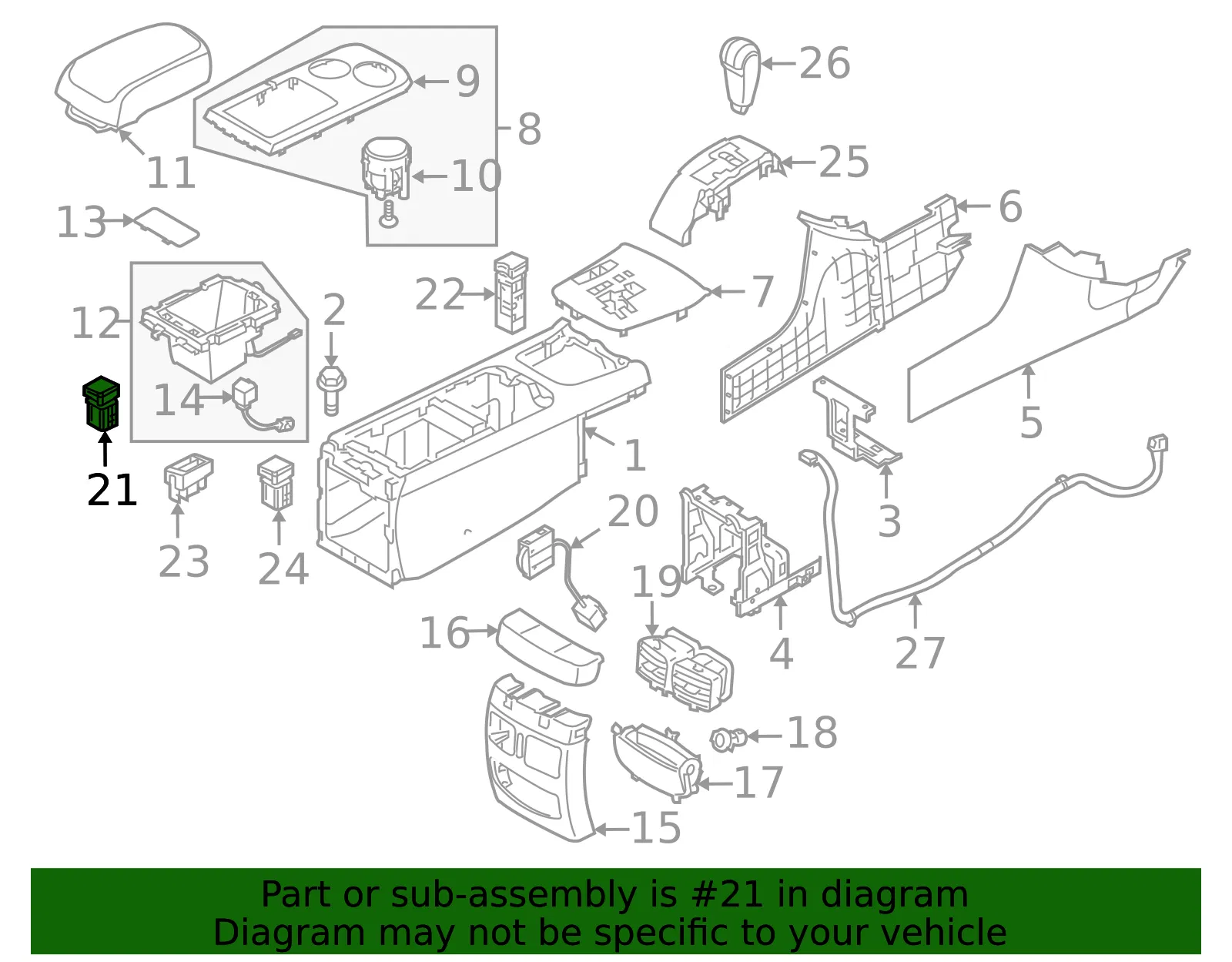 Switch - Kia (93622-3F00594) - view 2