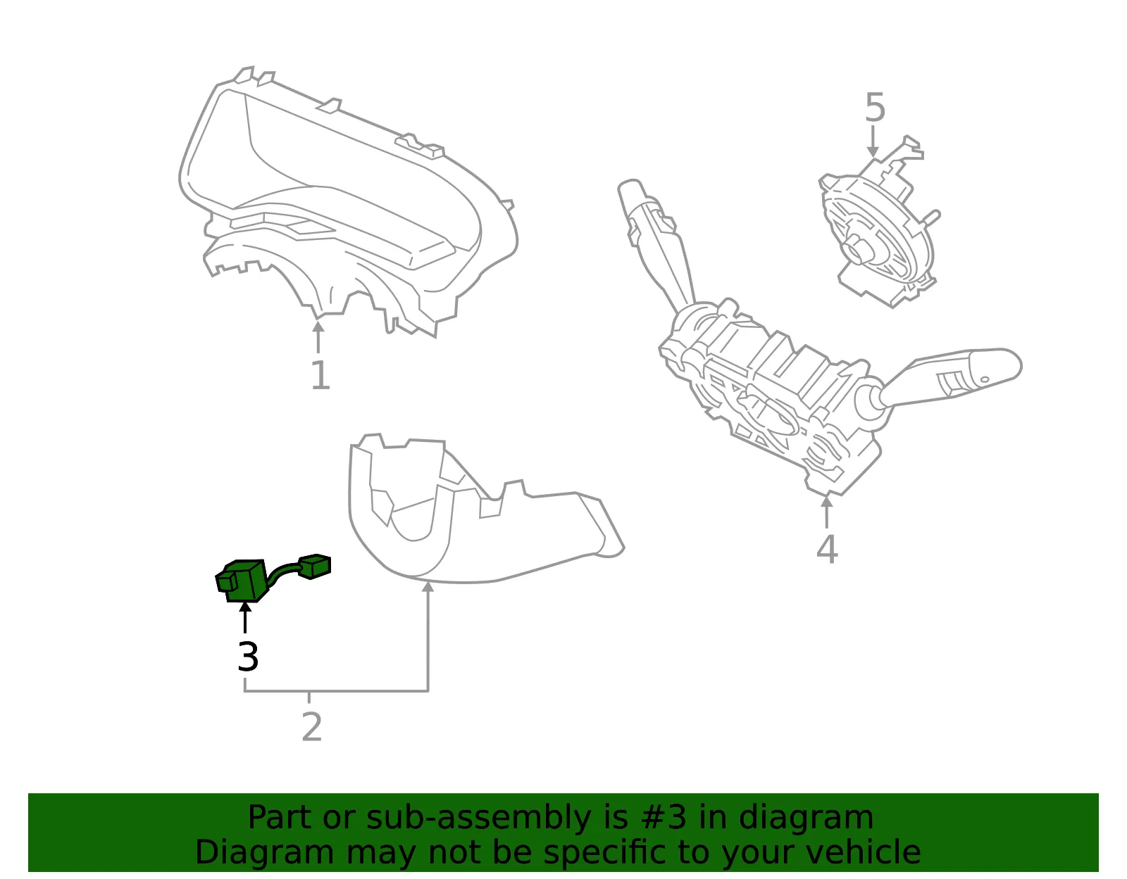 Adjust Switch - Kia (93691-J6000) - view 2
