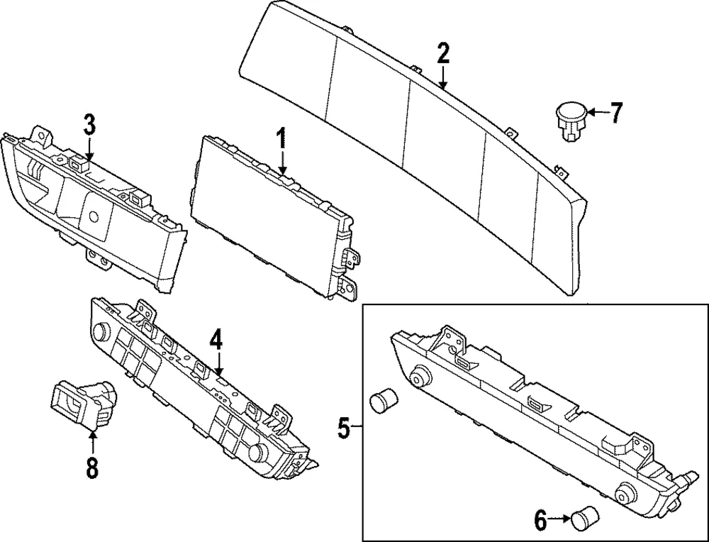 Multi Switch - Kia (93700-P1120FHV)