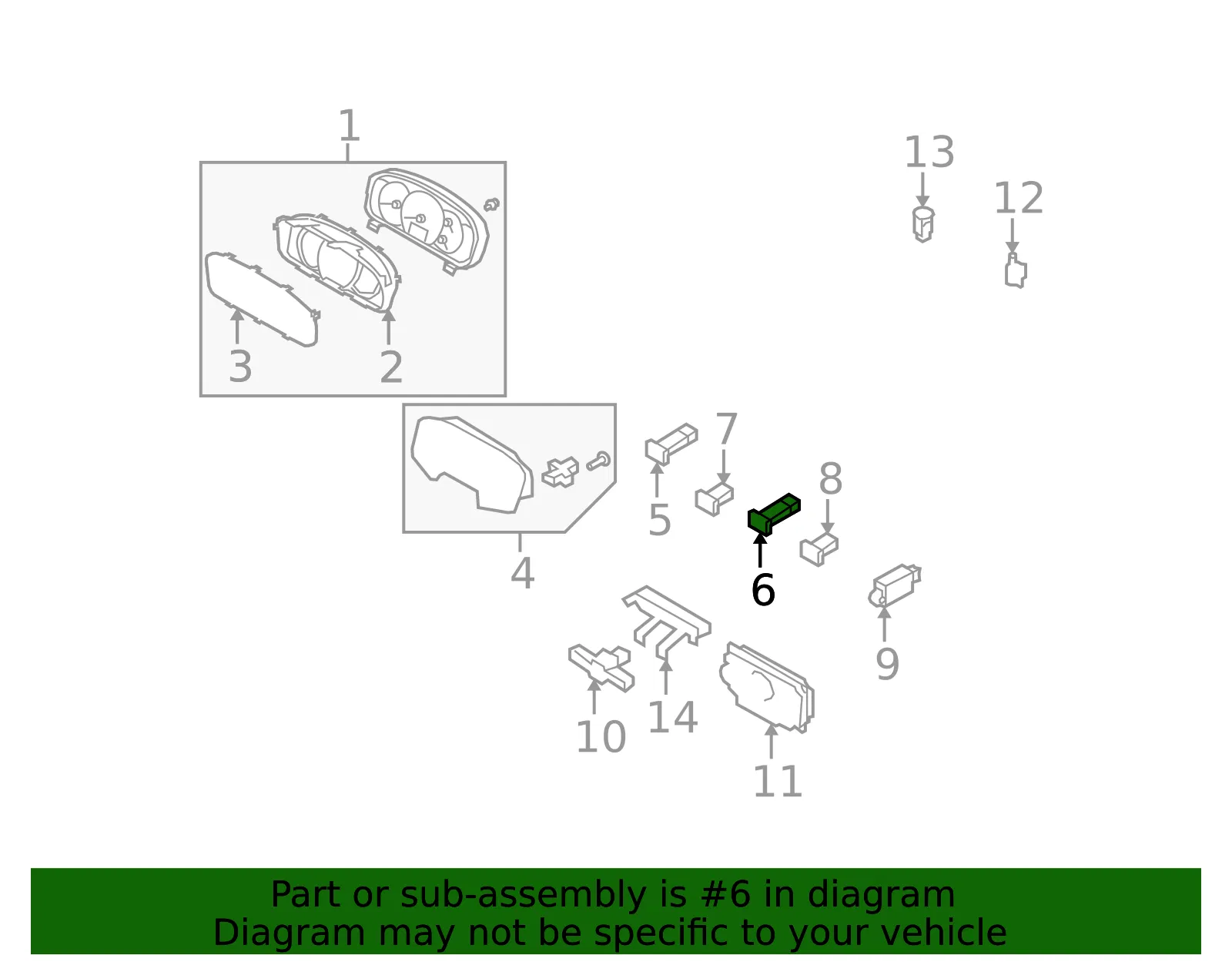 Switch Assembly - Kia (93720-1D000S8) - view 2