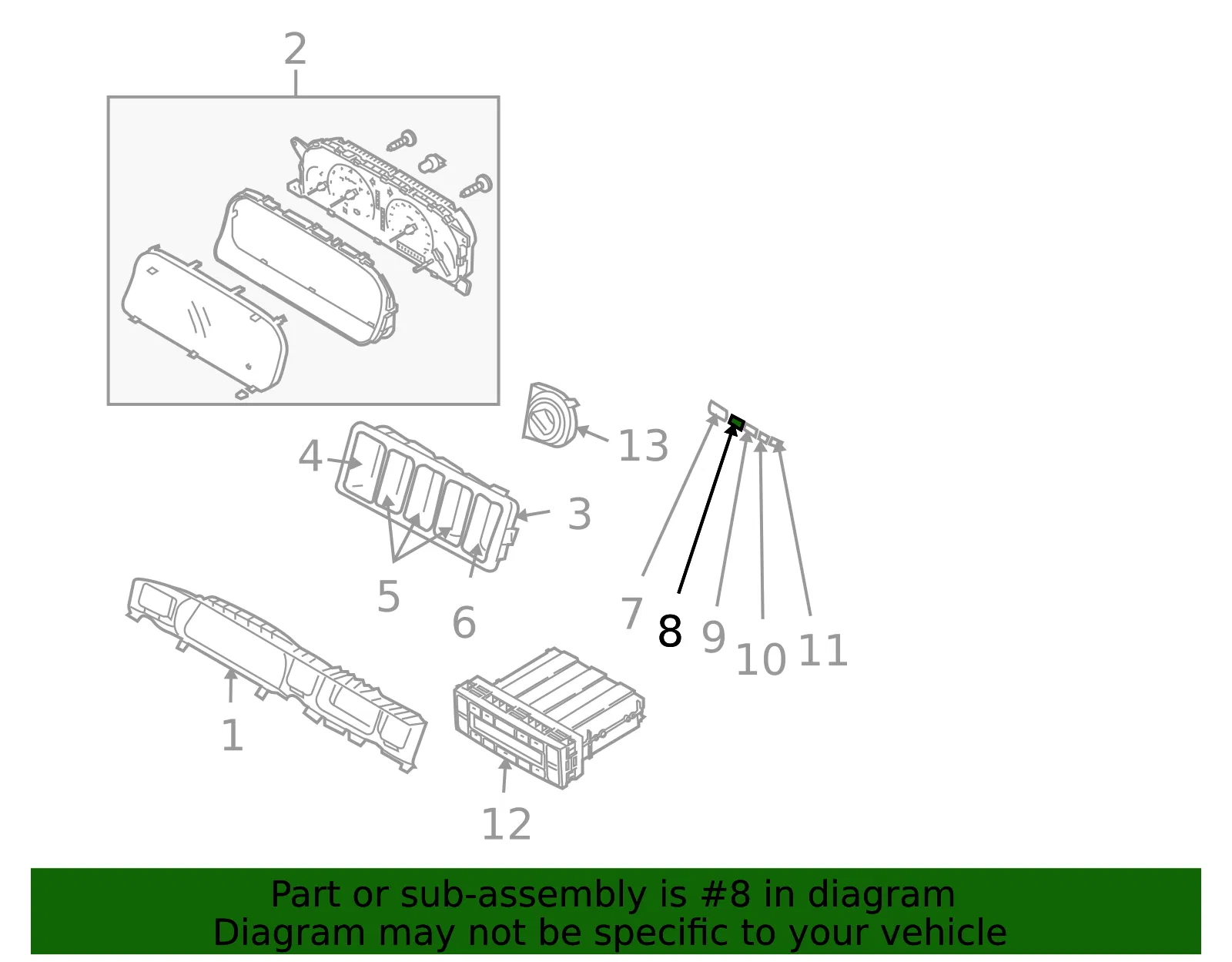 Switch - Kia (93745-3F000) - view 2