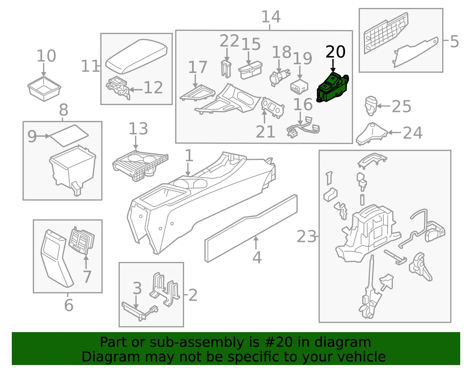 Switch - Kia (93766-2T000VA) - view 2