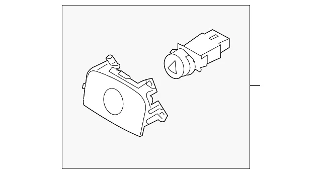 Hazard Switch - Kia (93790-1M050)