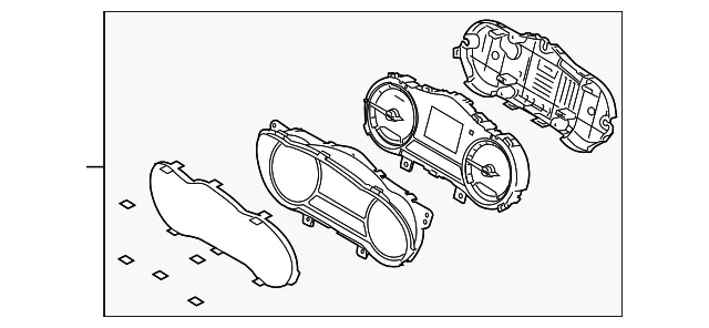 Instrument Cluster - Kia (94001-2T270)
