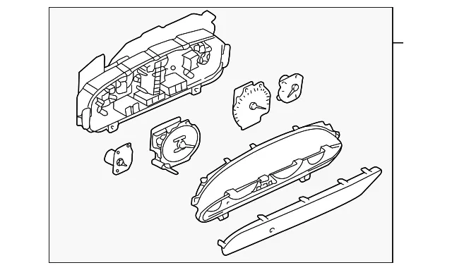 Cluster Assembly - Kia (94001-3C555)