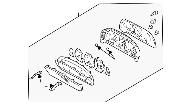 Cluster Assembly - Kia (94001-3E070)