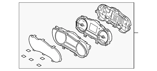 Instrument Cluster - Kia (94001-D5010)