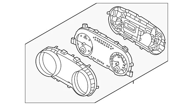 Cluster Assembly - Kia (94001-R0070)